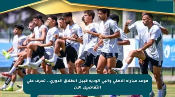 موعد مباراة الأهلي وإنبي الودية قبيل انطلاق الدوري.. تعرف على التفاصيل الآن